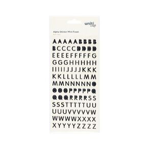 Uniti Mini Foam Alpha Stickers Black