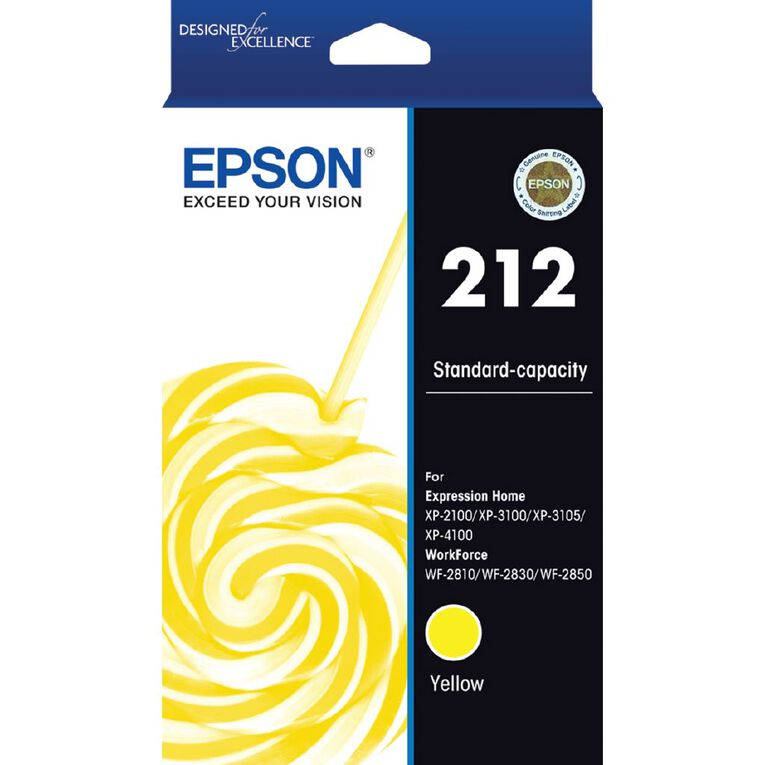 Epson Ink 212 Yellow 130 Pages