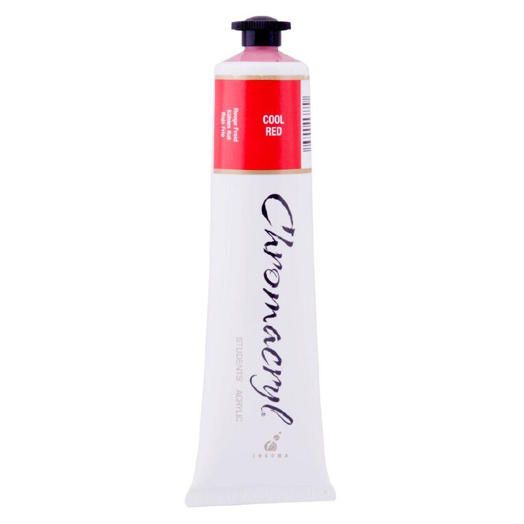Chromacryl Acrylic Paint Red 75ml