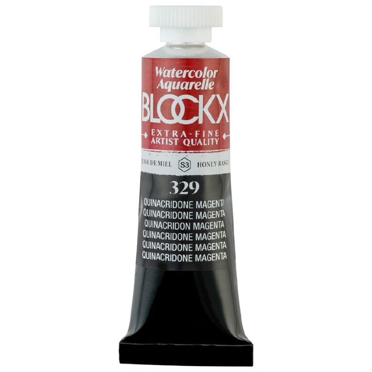 BLOCKX Watercolour Tube 15ml S3 329 Quinacridone Magenta Magenta