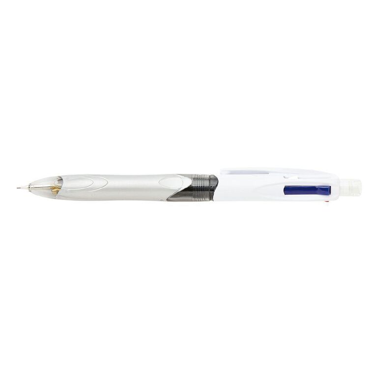Bic 4 Colour 3+1 Ballpoint Pen Pencil Multi-Coloured