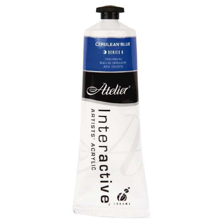 Atelier S6 Acrylic Paint Cerulean Blue 80ml
