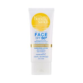 Bondi Sands SPF 50+ Fragrance Free Face Sunscreen Lotion 75ml