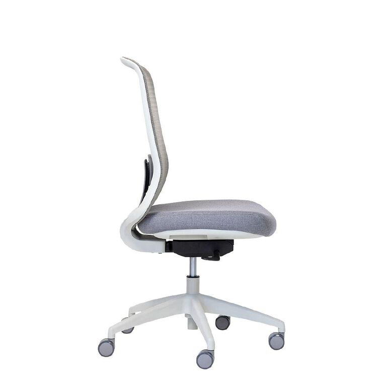 Buro Seating Elan Chair Lumbar Grey Mesh Seat Slide