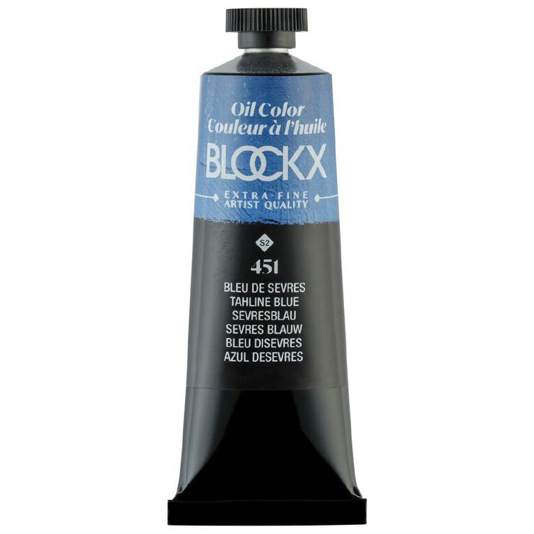 BLOCKX Oil Tube 35ml S2 451 Thaline Blue Blue