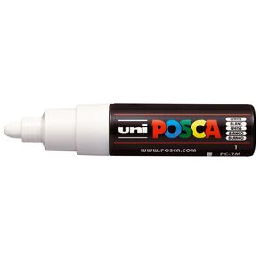 Uni Posca Marker 4.5-5.5mm Bold Bullet White