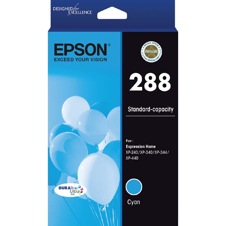 Epson 288 DURAbrite Ink Cyan 165 pages