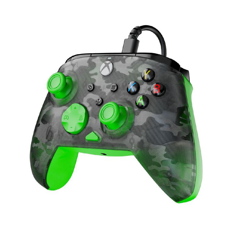 Turtle Beach Rematch Core Wired Xbox Controller Camo Green