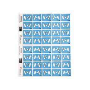 Filecorp Coloured Labels V Blue Mid