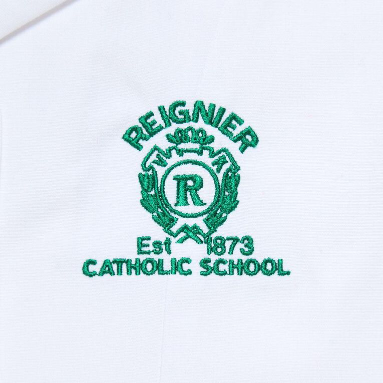 Schooltex Reignier Catholic School Short Sleeve Blouse with Embroidery