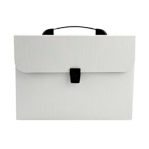 WS Deluxe Pp Expanding File Handle White