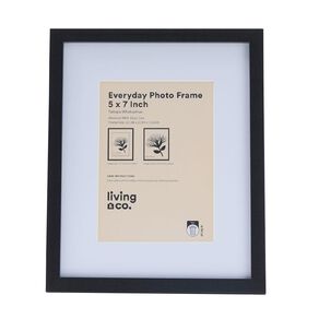 Living & Co Everyday Photo Frame 5in x 7in Black