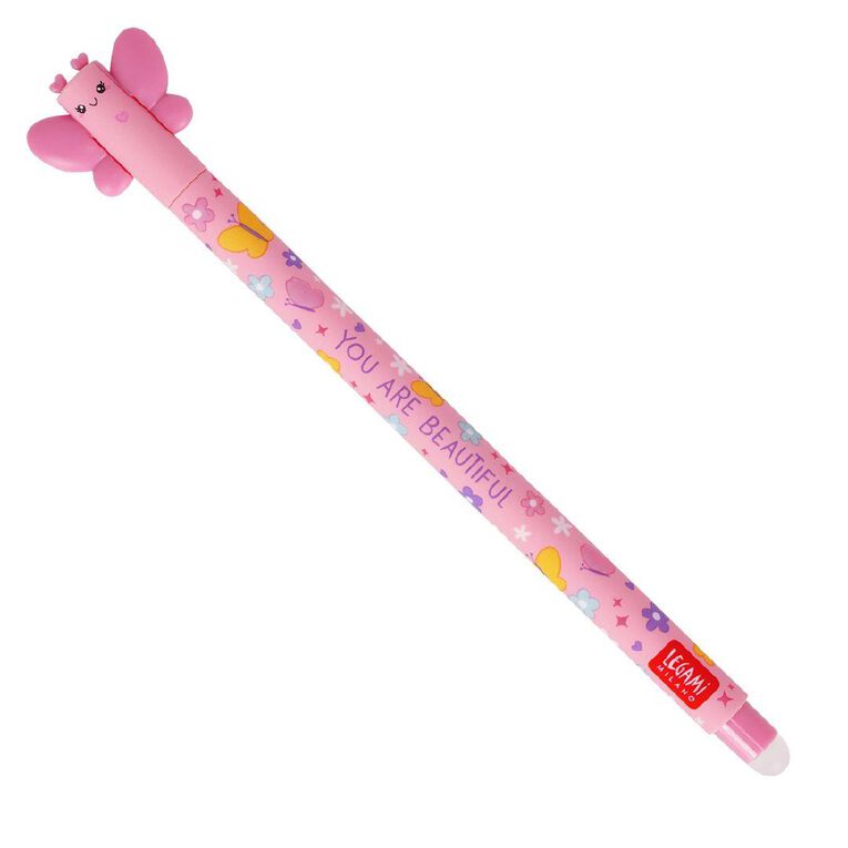 Legami Butterfly Erasable Gel Pen Pink