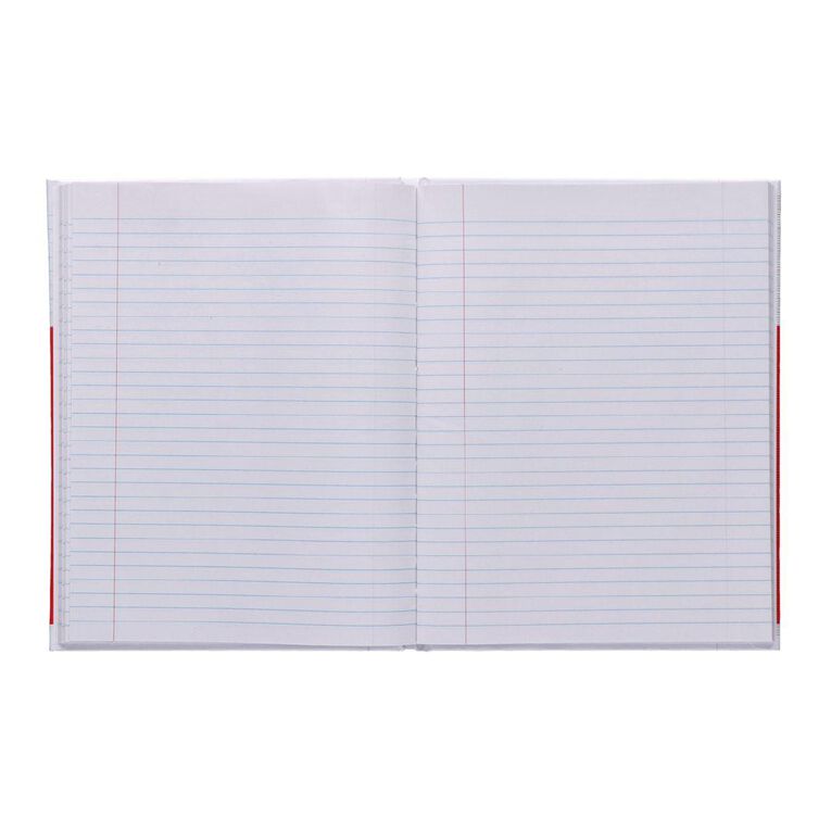 WS Lecture Book 2B4 7mm Ruled Hardcover 94 Leaf Red