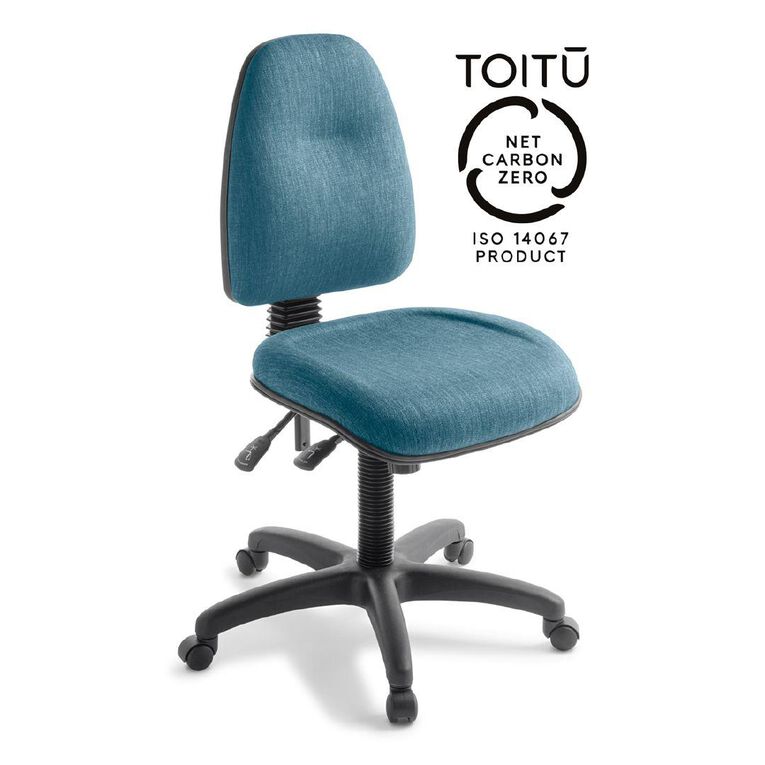 Eden Spectrum Deluxe 3 Lever Highback Ergonomic Chair Ocean