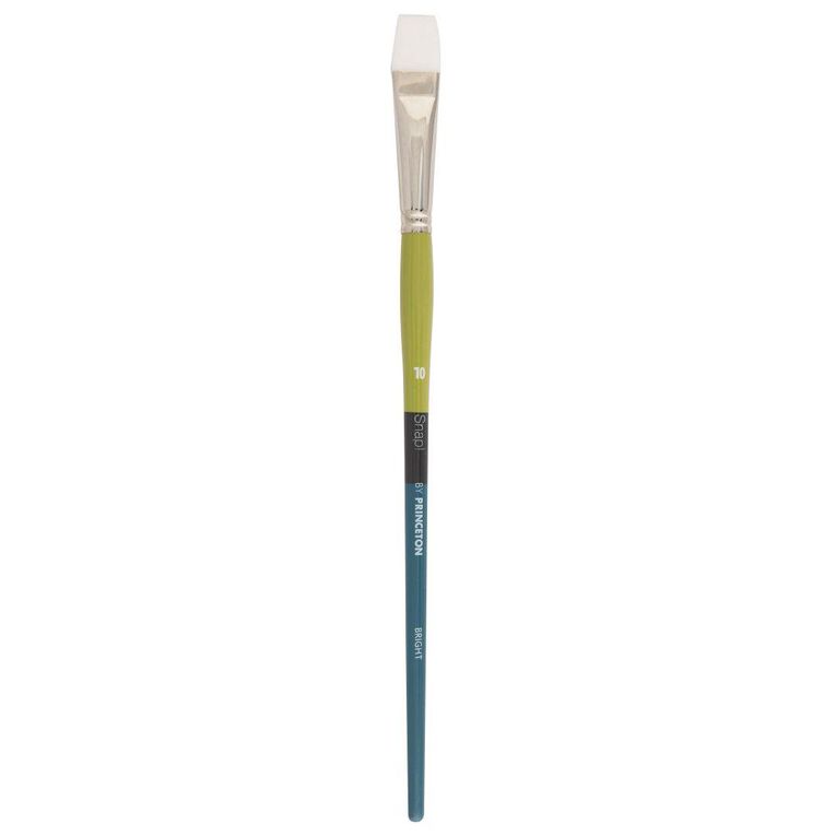 Princeton Snap Brush Long Handle Taklon Bright 10 White