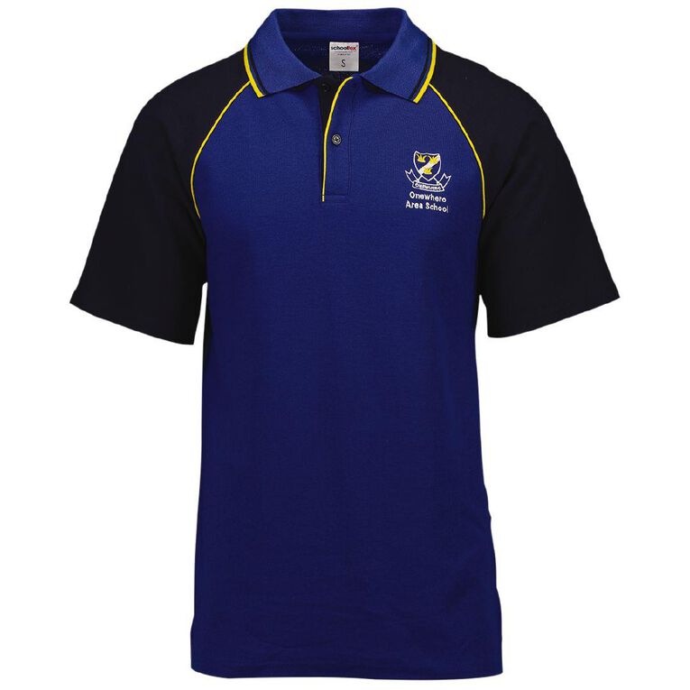 Schooltex Onewhero Short Sleeve Polo with Embroidery
