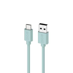 Moki USB-A to USB-C SynCharge Cable 1m - Pastel Green