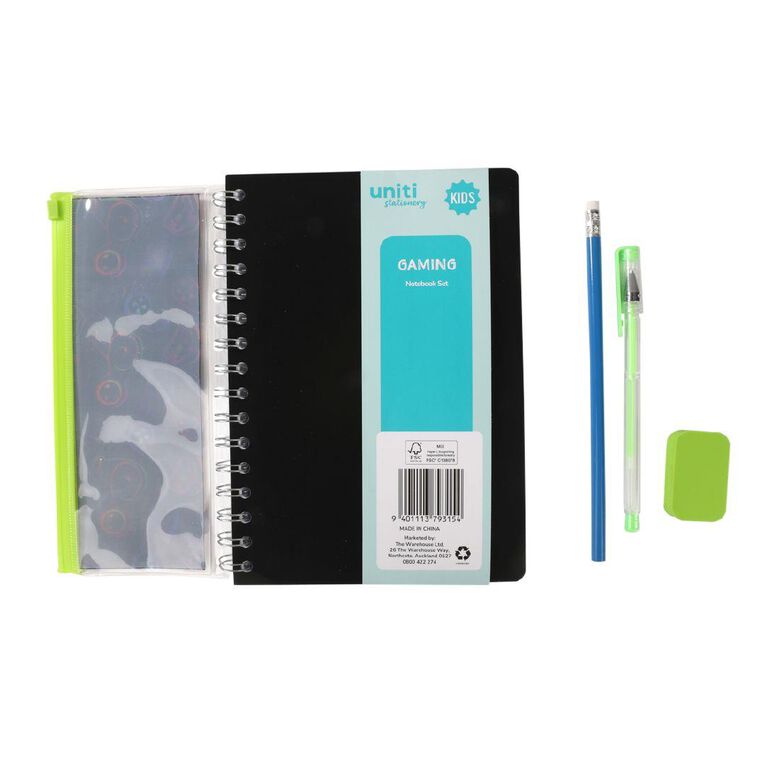 Uniti Kids Gaming Notebook Set