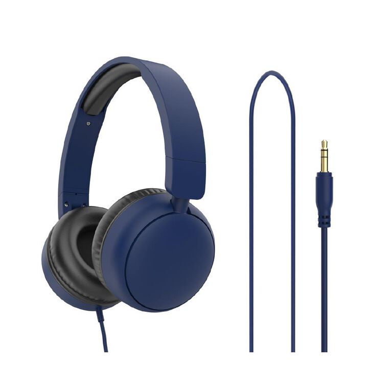 Veon 3.5mm Wired Headphones VNQ602DKB Blue Dark
