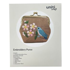 Uniti Craft Embroidery Kit 6inch Purse