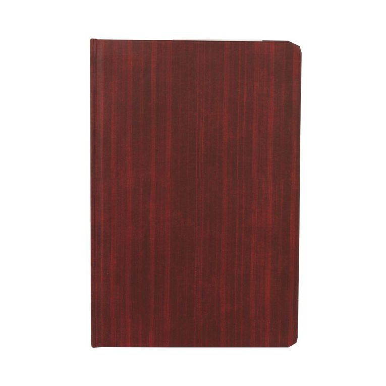 Uniti Stationery Stripe Maroon A5 Notebook