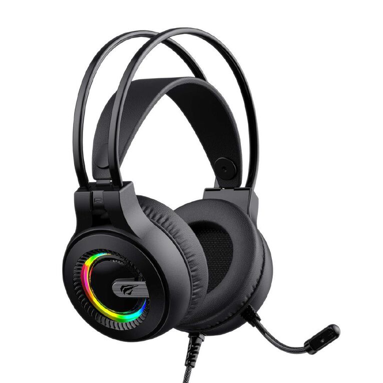Gamenote 50mm RGB Headset Black DBL Band H2040D Black/Blue