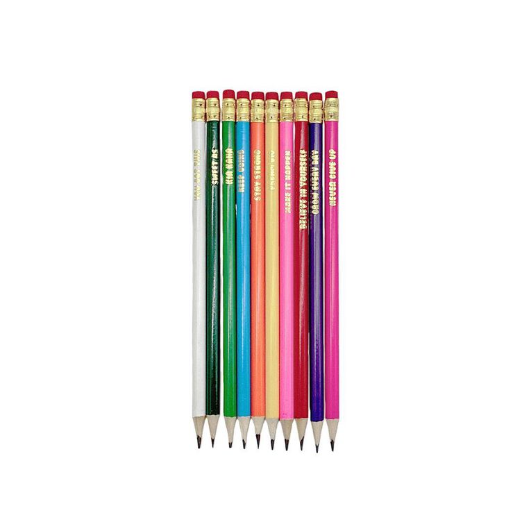 WS Peppy HB Pencils Assorted 10 Pack