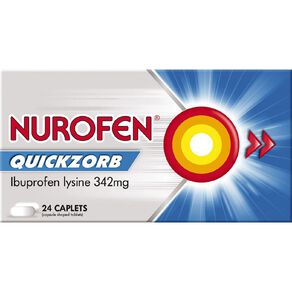 Nurofen Quickzorb Caplets 24s - LIMIT OF 2 PER CUSTOMER