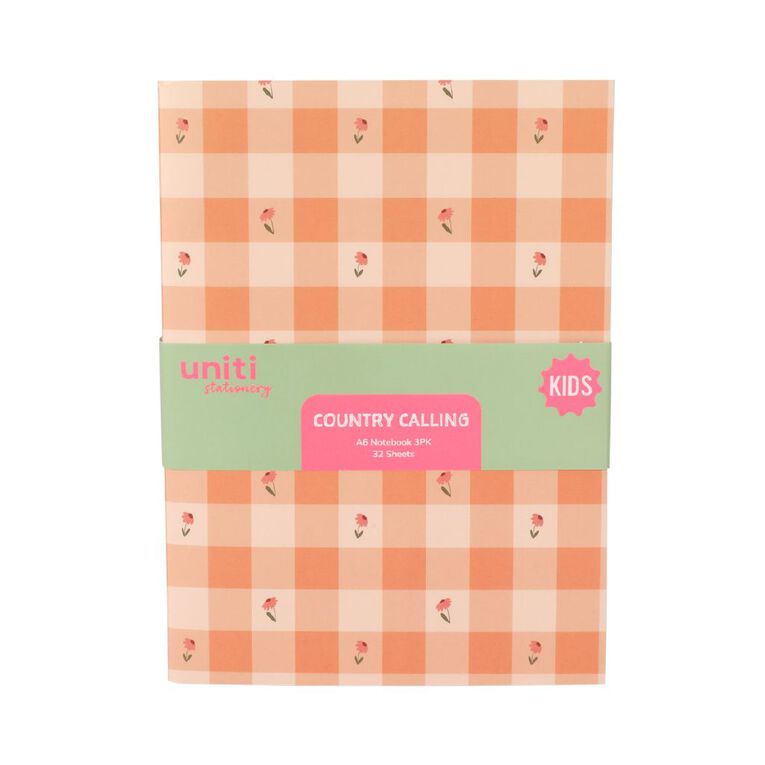 Uniti Kids Country Calling A6 Notebook Set