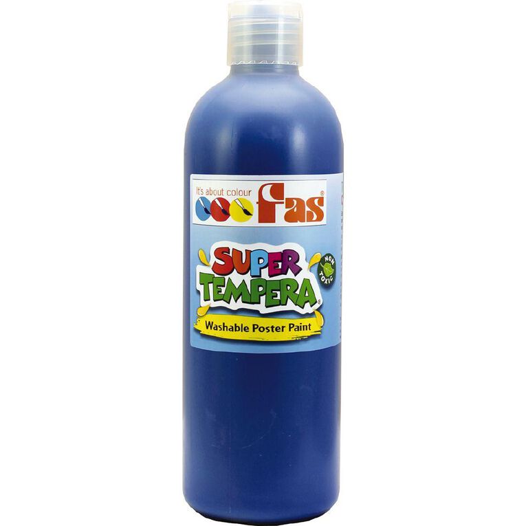 FAS Paint Super Tempera Blue Mid 500ml
