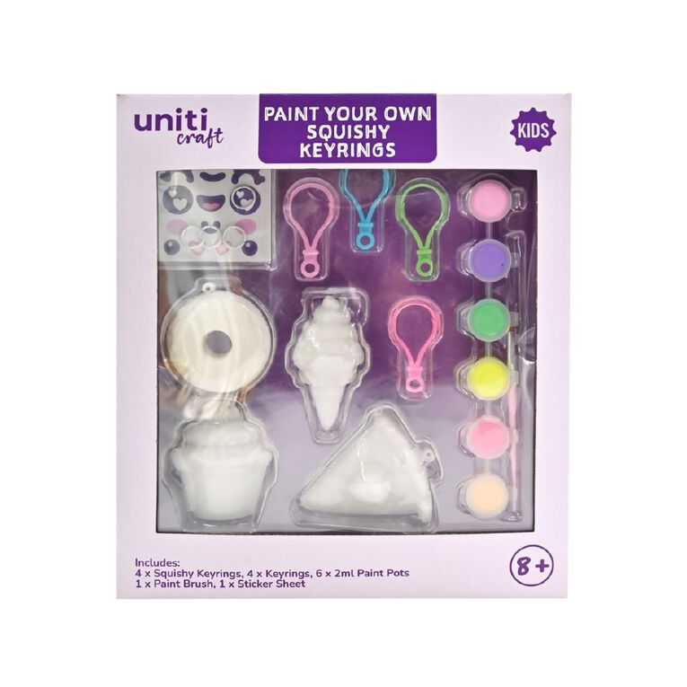 Uniti Kids PYO Squishy Keyrings