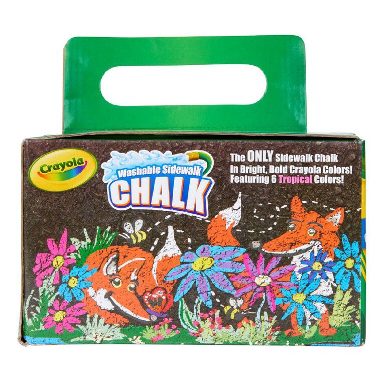 Crayola Washable Sidewalk Chalk Assorted 36 Pack