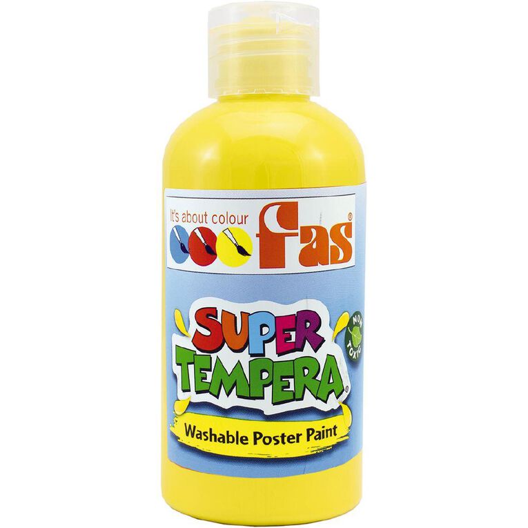FAS Paint Super Tempera 250ml Yellow Mid