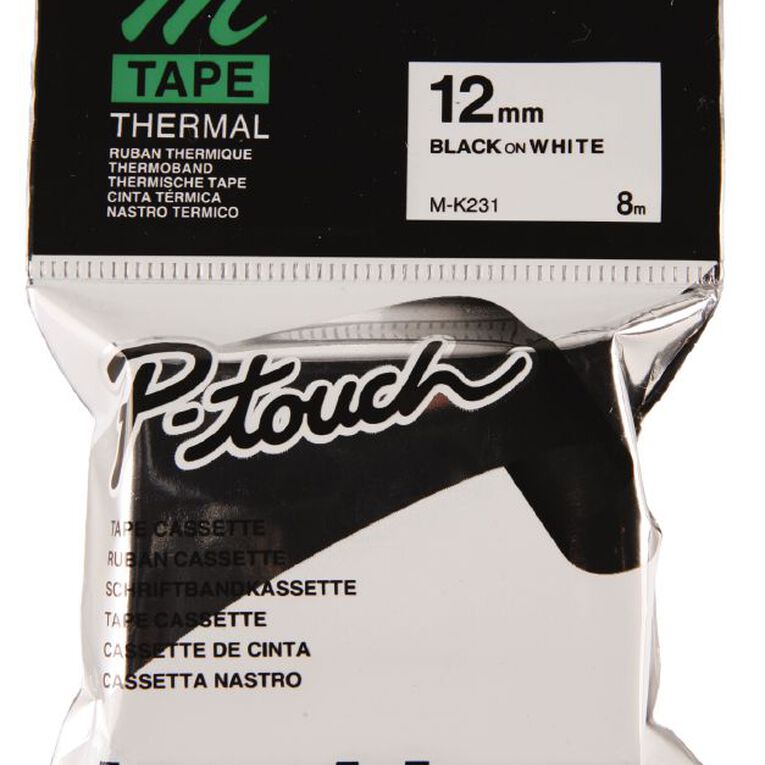 Brother Label Tape M-K231 12mm