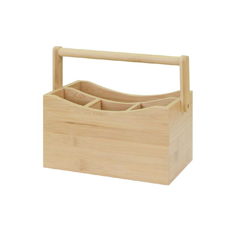 Living & Co Naturals Bamboo Cutlery Holder