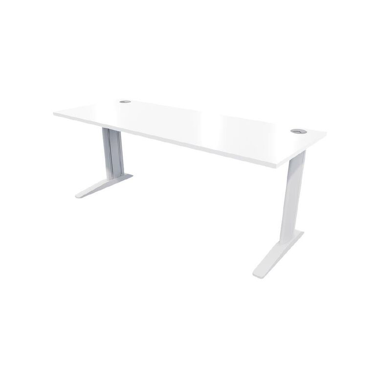 Zealand Mirage Desk 1500 x 600 White