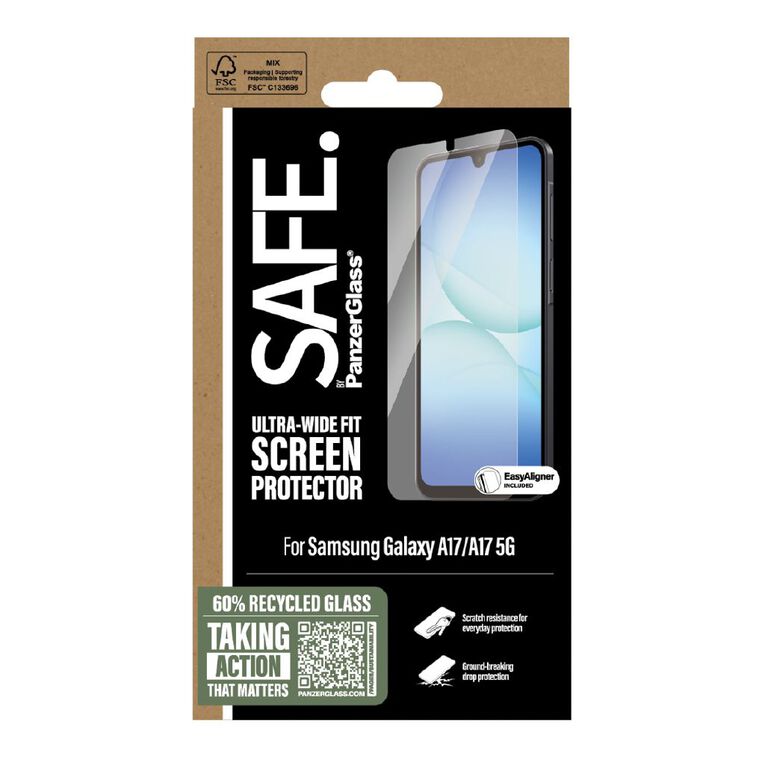 PanzerGlass SAFE by Panzer Screen Protector For Samsung Galaxy A17 5G