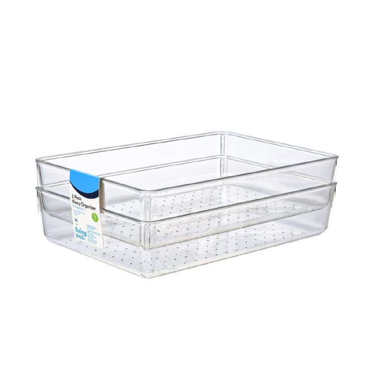 Living & Co Alexy Organiser 23.3cm x 15.8cm x 5.2cm 2 Pack