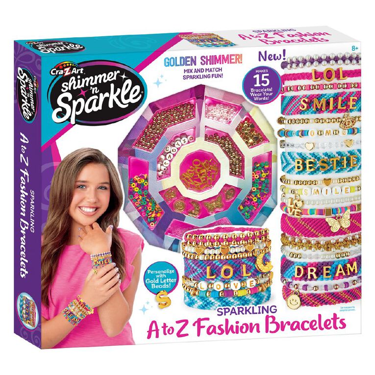 Shimmer n Sparkle Sparkling A-Z Fashion Bracelets