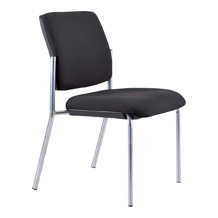 Buro Seating Buro Lindis Chair no Arms Black Reflective Silver