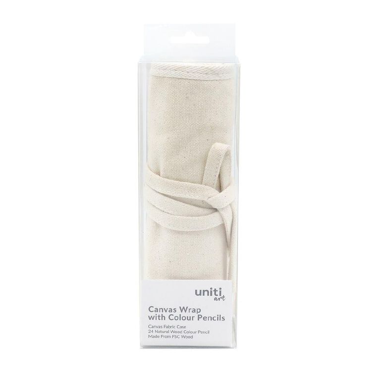 Uniti Canvas Wrap Colour Pencils 24 Pack 24 Pack