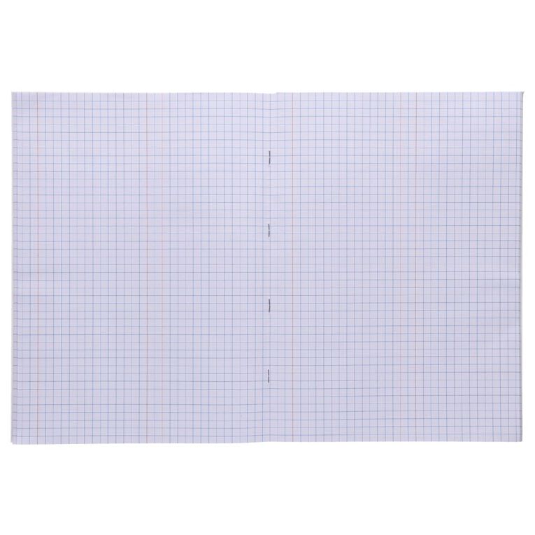WS Maths 3 Toru 7mm Quad 32 Leaf with Margins Blue