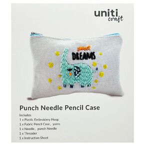 Uniti Punch Needle Pencil Case