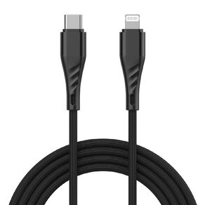 Tech.Inc USB C To Lightning Cable 1m Black