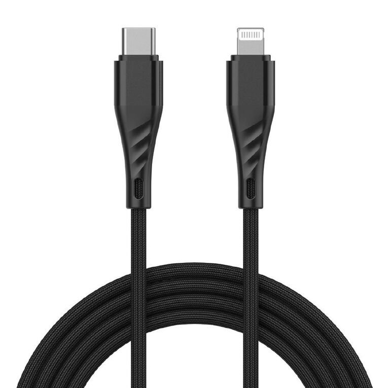 Tech.Inc USB C To Lightning Cable 1m Black
