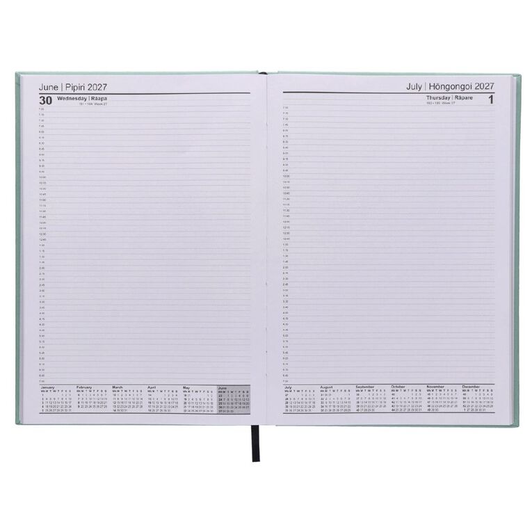 WS Colour Pop 2027 Diary A4 Day to Page Sage