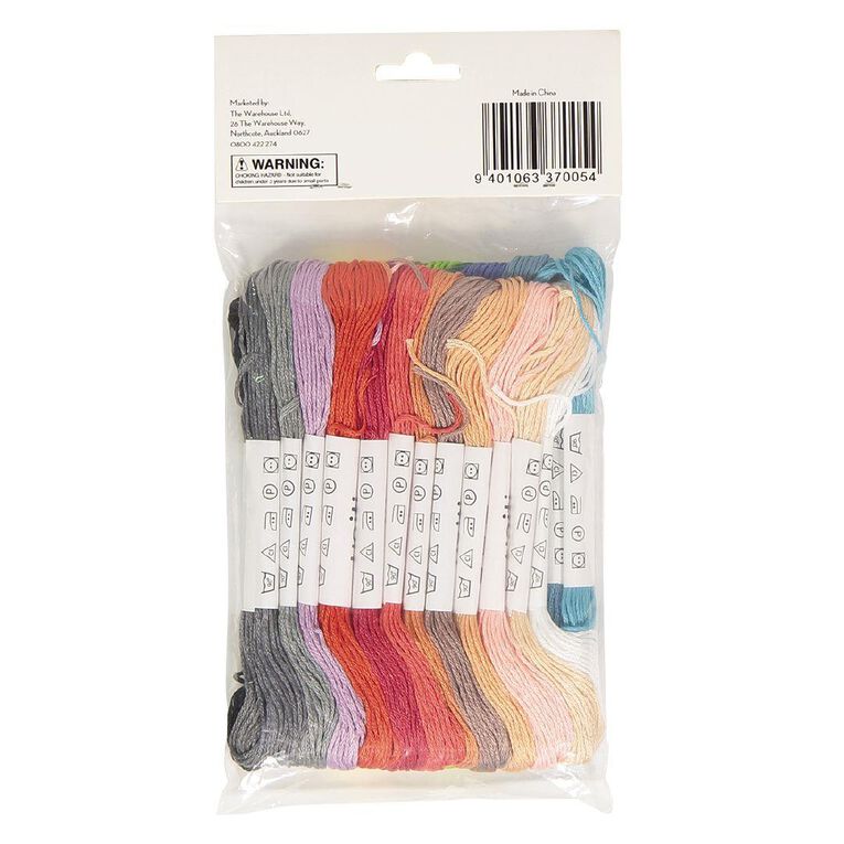 Uniti Embroidery Thread Set 24 Colours