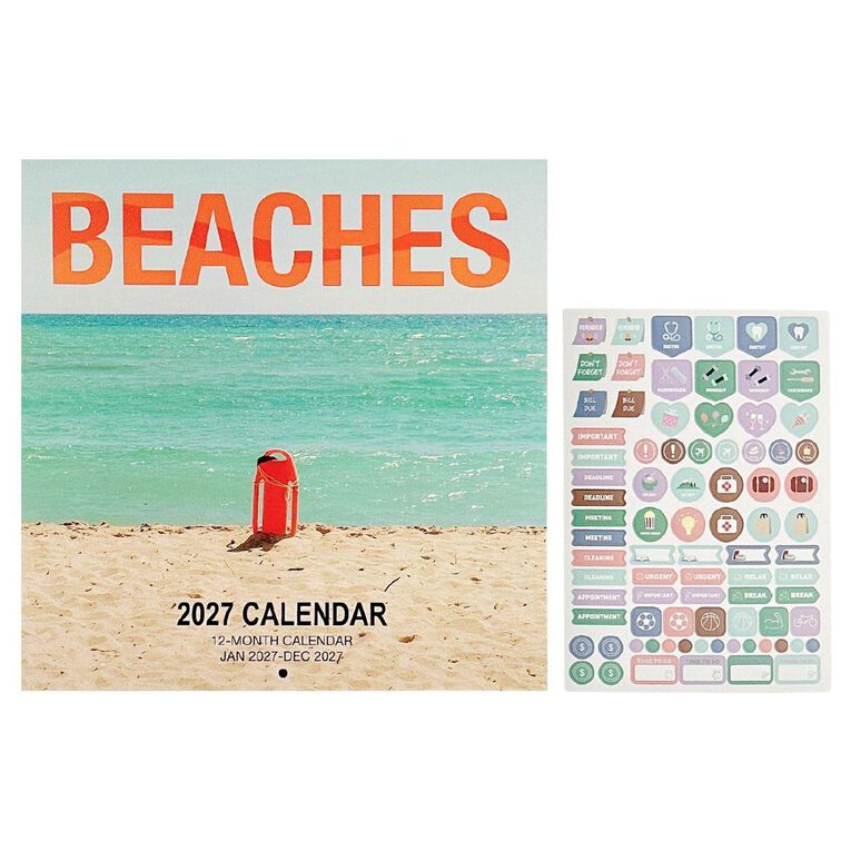 WS 2027 Calendar Beaches