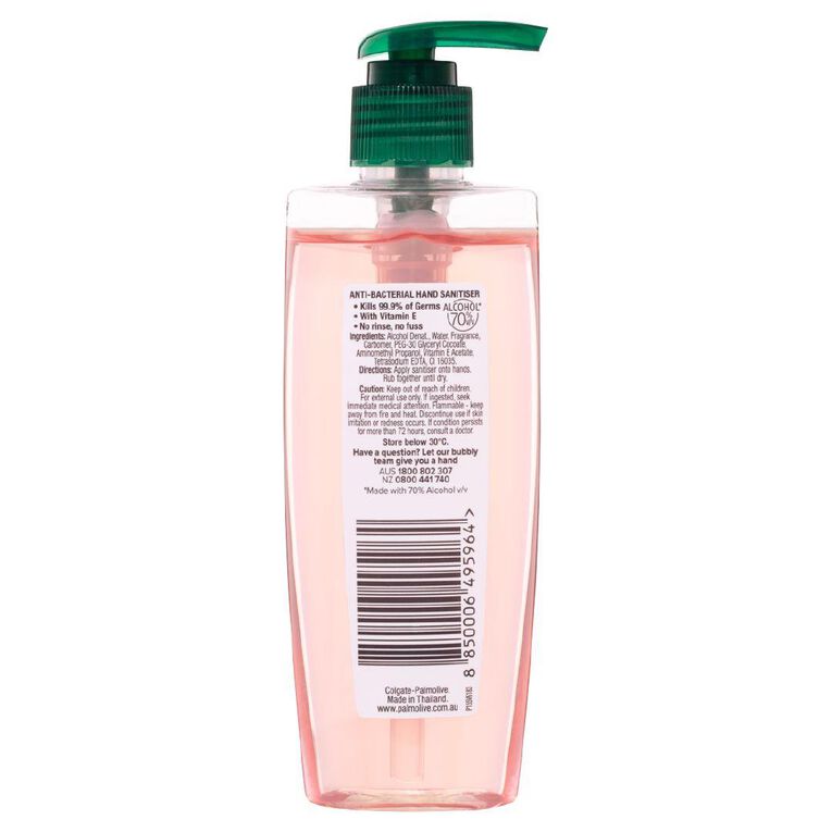 Palmolive Cherry Blossom Hand Sanitiser Pump 200ml